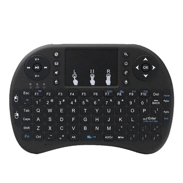 MRSVI I8 2.4G Mini Wireless Keyboard Classic Black Air Mouse Remote Control Touchpad for Android TV Box PC Smart TV Apsilon