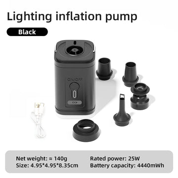 Electric Air Pump Portable Wireless Air Compressor Inflator/Deflator Pumps for Inflatable Cushions Air Beds Boat Swimming Ring Apsilon