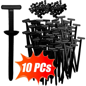 Universal Car Nylon Cable Tie Buckles Heavy Duty Self-Locking Zip Ties Holder with Pin Button Fasteners Car UV Resistant Ties Apsilon