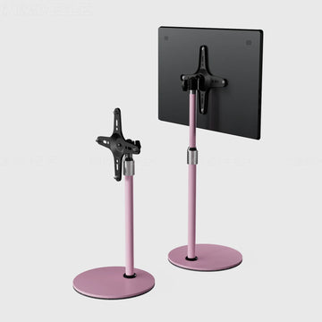 Keepro Portable Monitor Stand Height Adjustable Vesa Monitor Tablet Stand Free Standing Low Profile Desk Mount Monitor Support Apsilon