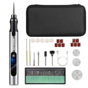 JANGKLIFE USB Cordless Rotary Tool Kit Woodworking Engraving Pen DIY For Jewelry Metal Glass Mini Wireless Drill Apsilon