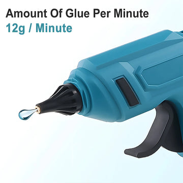 Podofo Electric Hot Melt Glue Gun Cordless Hot Melt Glue Gun With 11mm Glue Sticks Home DIY Repair Tool for Makita 18V Battery Apsilon