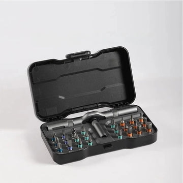 24in1 Multifunction Ratchet Screwdriver Set Multi Magnetic Bits Mini Repair Tool Kit Household Tool For PC & Desk Etc. Apsilon