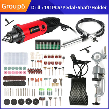 TUNGFULL Dremel Drill Engraving Tool 500W Engraving Drill Electric Drill 220v Mini Drill Tools Variable Speed For Polishing Apsilon