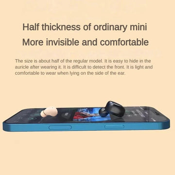 Mini Invisible Earphones Bluetooth 5.3 Headphones HiFi Stereo Wireless Headsets Noise Reduction Earbuds for Xiaomi Huawei Apsilon