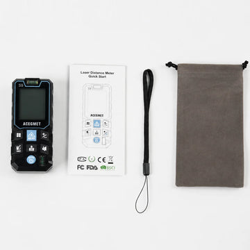 Mileseey Laser Distance Meter Electronic Roulette Laser Digital Tape Rangefinder Trena Metro Laser Range Finder  Measuring Tape Apsilon