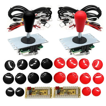 Copy SANWA Game Machine Arcade Console DIY Kit 8 Way Joystick Push Buttons For PC Raspberry Pi Zero Delay USB Board Controller Apsilon