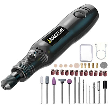 JANGKLIFE USB Cordless Rotary Tool Kit Woodworking Engraving Pen DIY For Jewelry Metal Glass Mini Wireless Drill Apsilon