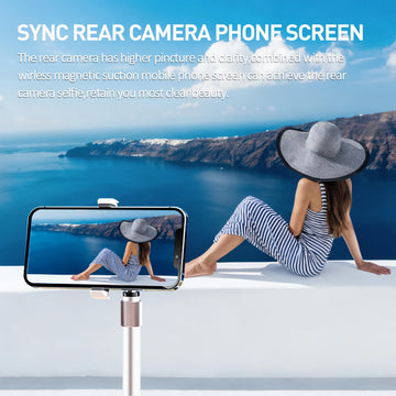 Magnetic Mobile Phone Rear Camera Selfie Video Camera Wireless Magnetic Mobile Phone Vlog Mini Apsilon