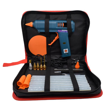 Hot Glue Gun Tool Kit Temperature Adjustment 150W Silicone Gun, Use 11mm Glue Sticks DIY Pure Copper Nozzle, Bag Sold Separately Apsilon