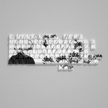 130 Key Tokyo Ghoul Theme Kaneki Ken Keycaps Cool Key Cap PBT Cherry Profile for Cherry MX 61 63 64 68 87 104Mechanical Keyboard Apsilon