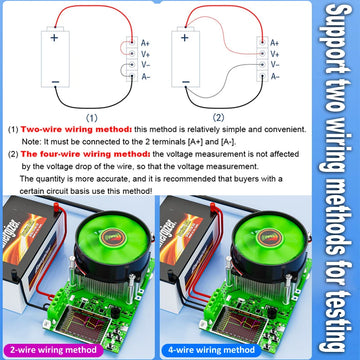 ‌Tuya WiFi Smart Battery Tester 18650 Capacity Meter USB Electronic Load Internal Resistance Detector with Real-Time APP Monitor Apsilon