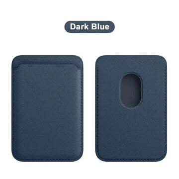 For Magsafe Magnetic Leather Wallet Case For iPhone  17 16 15 14 13 12 11 8  Samsung Huawei Card Holder with Magnet Covers Apsilon