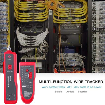 kebidumei LAN Network Cable Tester Cat5 Cat6 RJ45 UTP STP Line Finder Wire Tracker Tracer Diagnose Tone Distance Cable Tester Apsilon