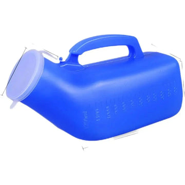Portable Men Mobile 1200ml Toilet Car Travel Camp Urine Pee Handle Urinal Storage Urinary Bottle Disability Old Man Helper Apsilon