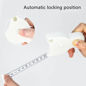 Automatic Telescopic Tape Measure Body Measuring Tape Sewing Ruler Tools Centimeter Tapes For Body Meter Measure White Tools Apsilon