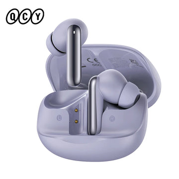 QCY Melobuds N50 ANC Bluetooth 5.4 Wireless Earphones Active Noise Cancellation 6 Mics Clear Call Earbuds Multipoint Connection Apsilon