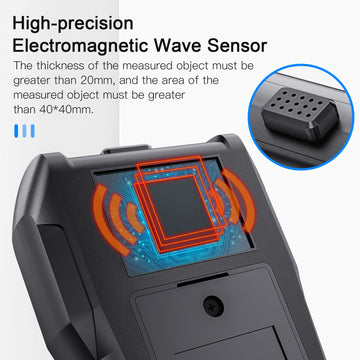Non-Contact Wood Moisture Meter Inductive Wood Timber Moisture Meter Color Screen Digital Electromagnetic Wood Humidity Tester Apsilon