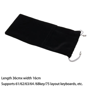 Keyboard Storage Bag Dustproof Storage Case 61/64 Keys 68 Keys /75 /87 Keys /98/108 Keys Mechanical Keyboard Protection Cover Apsilon