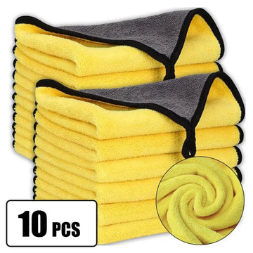 Car Wash Microfiber Towel 30x30/60CM Car Cleaning Drying Cloth Hemming Car Care Cloth Detailing Car Wash Towel Apsilon
