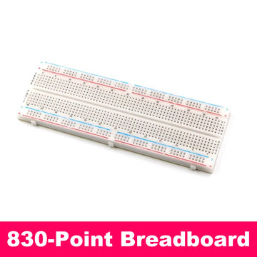 Solderless Breadboard Kit 830 Point 400 Point MB-102 HW-131 Power Module 3.3V 5V 65PCS Jumper Wire Set for Arduino Raspberry Pi Apsilon