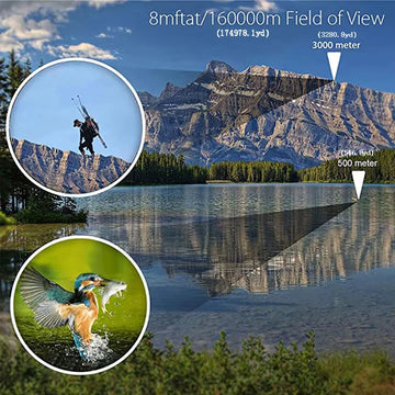 Professional Binoculars HD Portable Eyepieces 90X90 Long Distance Binoculars for Hunting Outdoor Camping Trips Premium Optics Apsilon
