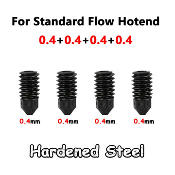 New High Quality H2D H2S H2C Hotend Kit with 0.2/0.4/0.6/0.8mm Hardened Steel Nozzle Replace Hotend Kit For Bambu H2D A1 A1mini Apsilon