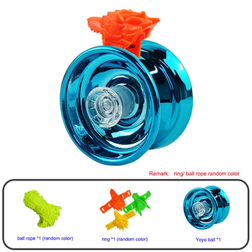 Children Beginners Professional Aluminum Metal Yoyo Ball, Competitive Yoyoball, Adult Kids Yoyoyoball with Accessories Apsilon