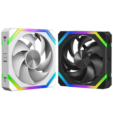 JUMPEAK CS120 ARGB Cooling Fan 360mm Modular Stackable Splicing PWM Silent 120mm RGB Fans Kit For Gaming PC Case Water Cooler Apsilon