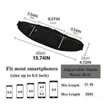 Lotank hardloopheuptas van canvas voor je telefoon