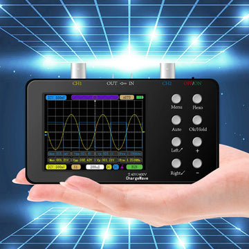 SCO2 Dual Channel Digital AUTO Oscilloscope PWM 50M 10Mhz Sampling Rate 2.5KSa/S Analog Bandwidth for Electronic Repair Tools Apsilon