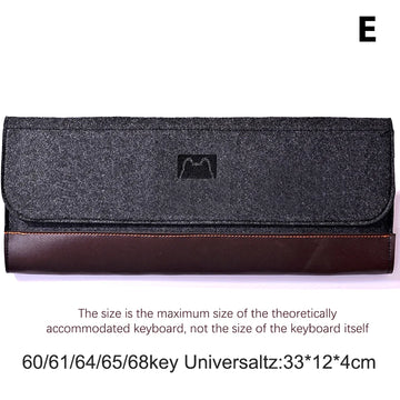 PU Felt keyboard carrying case bag Apsilon