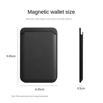For Magsafe Magnetic Leather Wallet Case For iPhone  17 16 15 14 13 12 11 8  Samsung Huawei Card Holder with Magnet Covers Apsilon