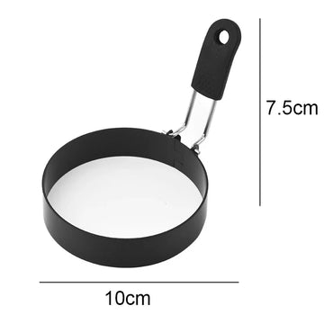 Anti-scald Egg Fried Ring Professional Stainless Steel Nonstick Round Pancake Mold Cooking Egg Mould Breakfast Sandwich Tools Apsilon