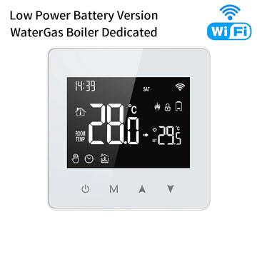 AVATTO WiFi/ZigBee Smart Thermostat,Low Power Battery Water Gas Boiler Temperature Controller For Tuya Alexa Google Home Alice Apsilon