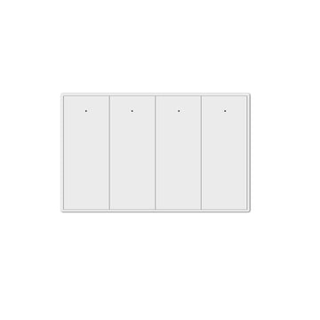 Zemismart Zigbee Push Wall Light Switches Work with Tuya Alexa Google Home Smartthings via hub 1 2 3 4 Gang Neutral Interruptor Apsilon