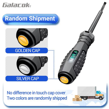 Multifunctional Electrician Test Screwdriver AC Non-contact Induction Test Pen Voltage Tester 70-600V Red Green Induction Lights Apsilon