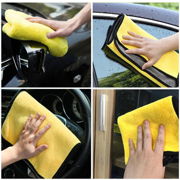 Car Wash Microfiber Towel 30x30/60CM Car Cleaning Drying Cloth Hemming Car Care Cloth Detailing Car Wash Towel Apsilon