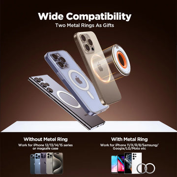 Joyroom Ring Phone Holder Colorful Magnetic Kickstand Silicone Ring Magnetic Phone Grip Holder Stand For iPhone Samsung Huawei Apsilon