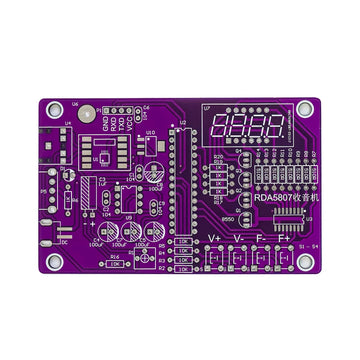 DIY FM Radio Electronic Kit 87-108MHz Adjustable Frequency Digital Display Soldering Project Practice Solder RDA5807S Apsilon