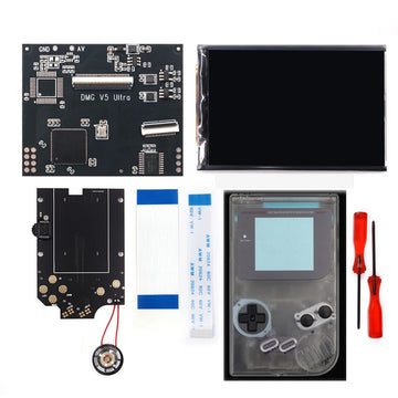 HISPEEDIDO For GameBoy DMG V5 IPS High Brightness Backlight LCD Ultra kits RIPS IPS LCD screen Mod For Game Boy DMG Classic menu Apsilon