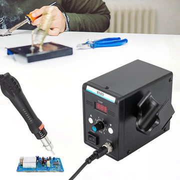 Hot Air Refining Station 220V SMD Soldering Station with Heat Gun Set LED Screen Display Hot Air for Electronics Desoldering Apsilon