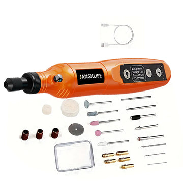 JANGKLIFE USB Cordless Rotary Tool Kit Woodworking Engraving Pen DIY For Jewelry Metal Glass Mini Wireless Drill Apsilon