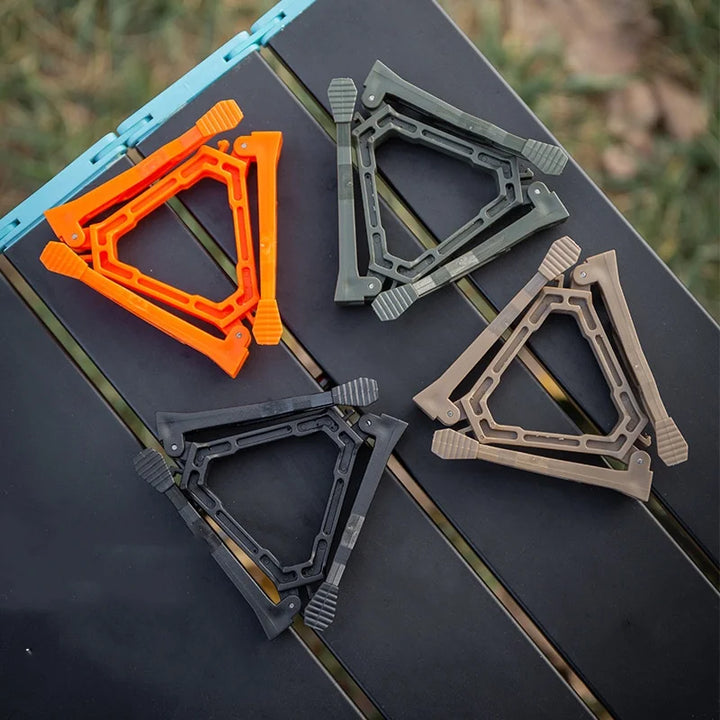 Portable Gas Canister Stand Universal Tripod Folding Frame Outdoor Camping Gas Tank Stove Base Holder Camping Supplies Apsilon