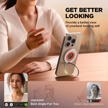 Joyroom Ring Phone Holder Colorful Magnetic Kickstand Silicone Ring Magnetic Phone Grip Holder Stand For iPhone Samsung Huawei Apsilon