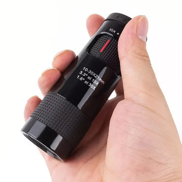 Powerful Monocular 10-30x21 Zoom Mini Telescope Portable Spotting Scope Camping Equipment Tourism Optical Sight Monocle Apsilon