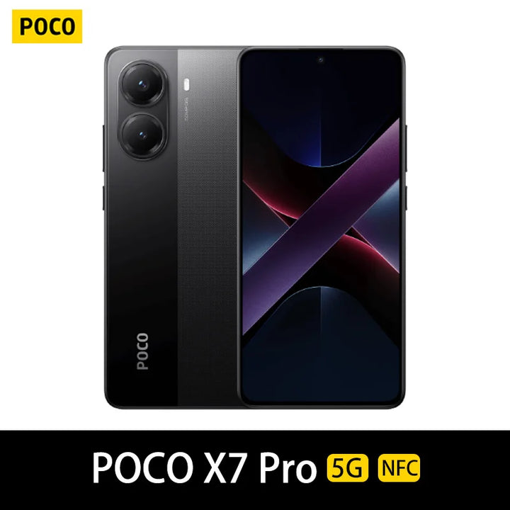 Poco X7 Pro 5g, Nfc, Dimensity 8400-Ultra, 50 Mp Camera, 1.5K 120 Hz Crystalres Amoled Screen, Charger Not Included