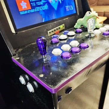 Game Player DIY SANWA Arcade Kit for PC Raspberry Pi with LED Push Button American Style Joystick USB Encoder Cable Mame Pandora Apsilon