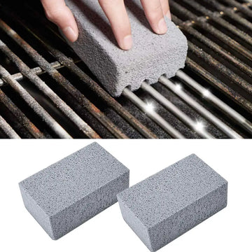 1pc BBQ Grill Cleaning Brush Brick Block Barbecue Cleaning Stone Pumice Brick For Barbecue Rack Outdoor Kitchen BBQ Tools Apsilon