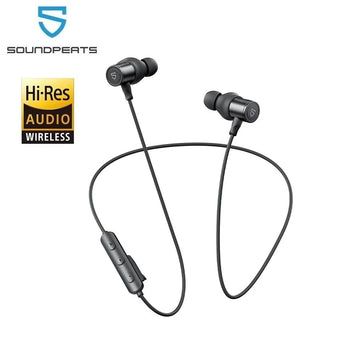 SoundPEATS Q40 HD Wireless Earphones Sport Bluetooth 5.4 Headphones LDAC Hi-Res Audio, 11mm Dual-Magnet Driver, IP67,Fast Charge Apsilon